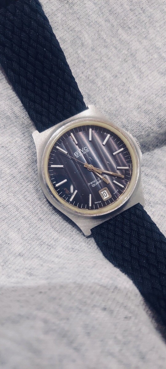 BWC Swiss Transi-Tronic Quartz Vintage (Buttes made Mechanism) 70 