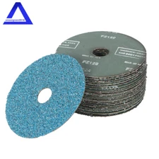 25Pcs 5"/4.5" 24 Grit & 36 Grit Zirconia Resin Fiber Disc Grinding Sanding Discs