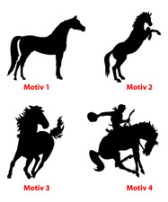 Aufkleber Sticker Pferd Reiter Reitsport Pferdesport Westernreiten f. Auto etc.