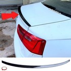 S6 Style Gloss Black For Audi A6 A6 Quattro C7 S6 2012-18 Trunk Spoiler Lip Wing