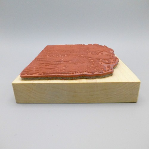Timbre en caoutchouc souris maison souris sur glace 268 souris imprimées roses jouant au hockey - Photo 4 sur 7