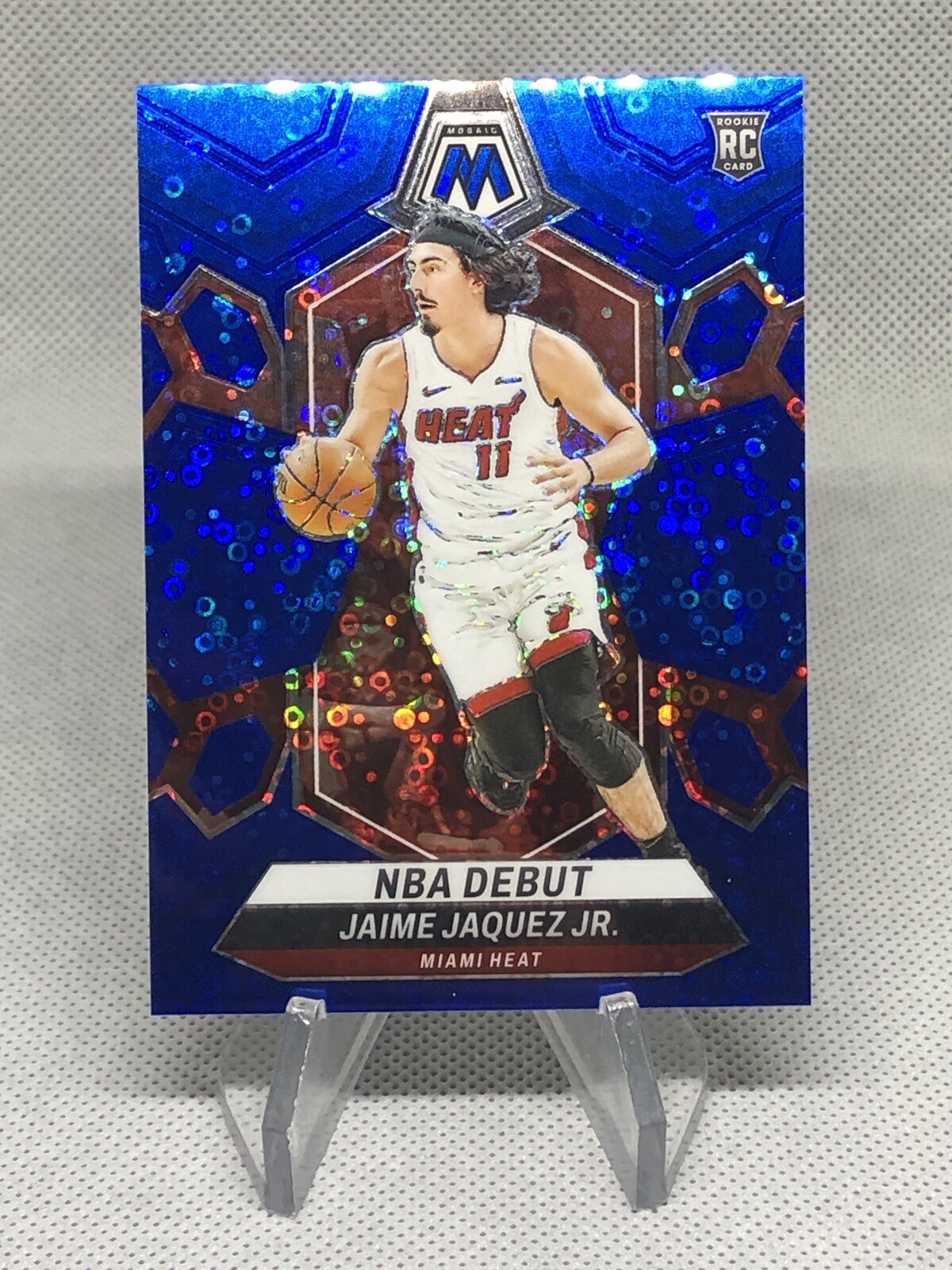 2023-24 Panini Mosaic Rookie Jaime Jaquez Jr. RC Blue Disco /85 NBA Debut *PWE*