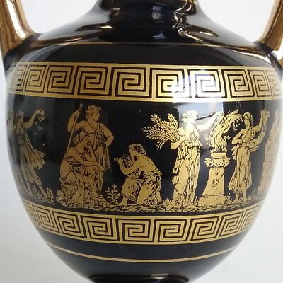 Spyropoulos Bud Vase with 24K Gold Trim Made in Greece | eBay