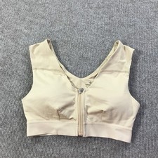 Tommie Copper Sports Bra Womens Small Front Zip Znergy Athletic Support Compress