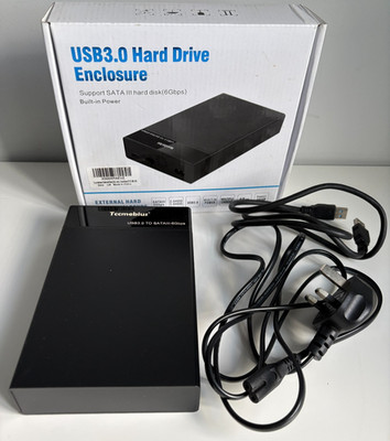 USB3.0 Externes Gehäuse 3,5'' SATA HDD - Komplett mit 1,5TB HDD - Getestet Gut