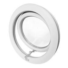 Round Window Top Hinged uPVC White Diameter 65 cm 70 cm 75 cm 80 cm