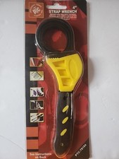 4" Adjustable Strap Wrench Oil Fuel Filter Bottles Jars Lids  More