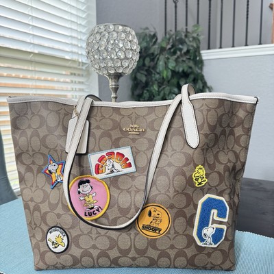 Coach X Peanuts City tote | eBay