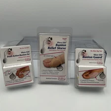 Pedifix Visco-GEL Bunion Relief Products For Toes Lot of 3 Guard & Pain Relief