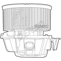 Denso HeizungsgebläSe InnenraumgebläSe FüR Nissan Micra Iii K12 ( DEA46001 )