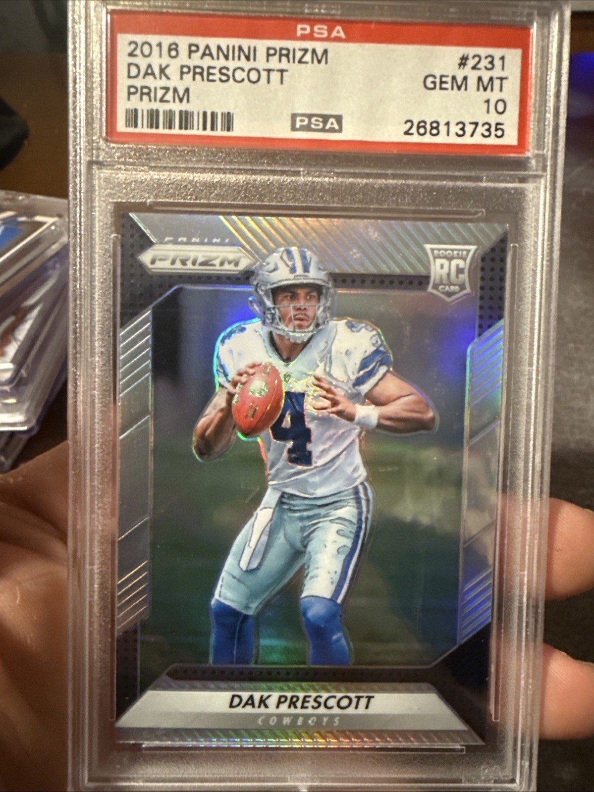 2016 Panini Prizm - Rookie Dak Prescott #231 Silver Prizm (RC)