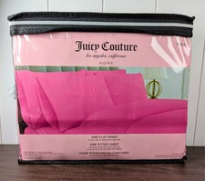 Juicy Couture Hot Pink Full Sheet Set 6pc Fun Décor Unique Romantic