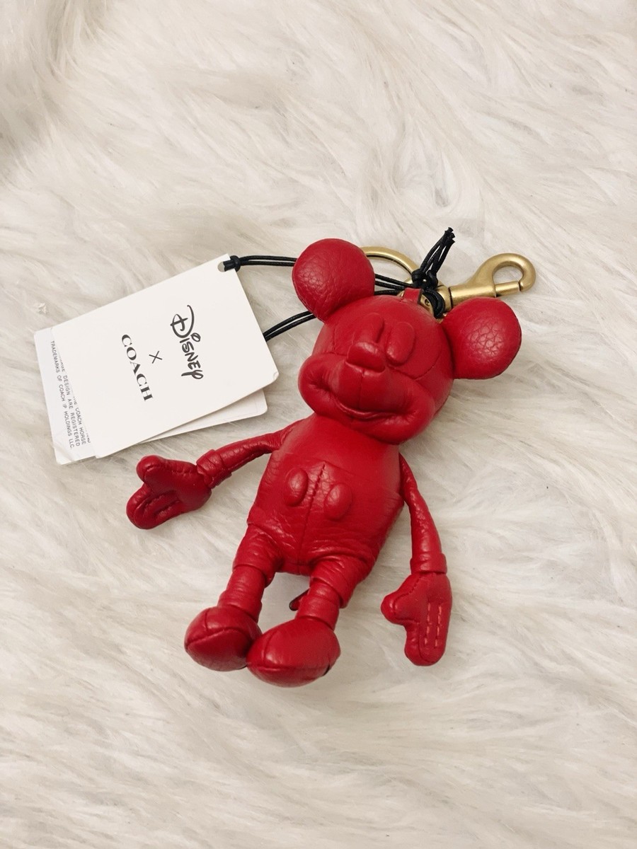 COACH CO325 Disney Mickey Mouse Collectible Bag Charm Refined