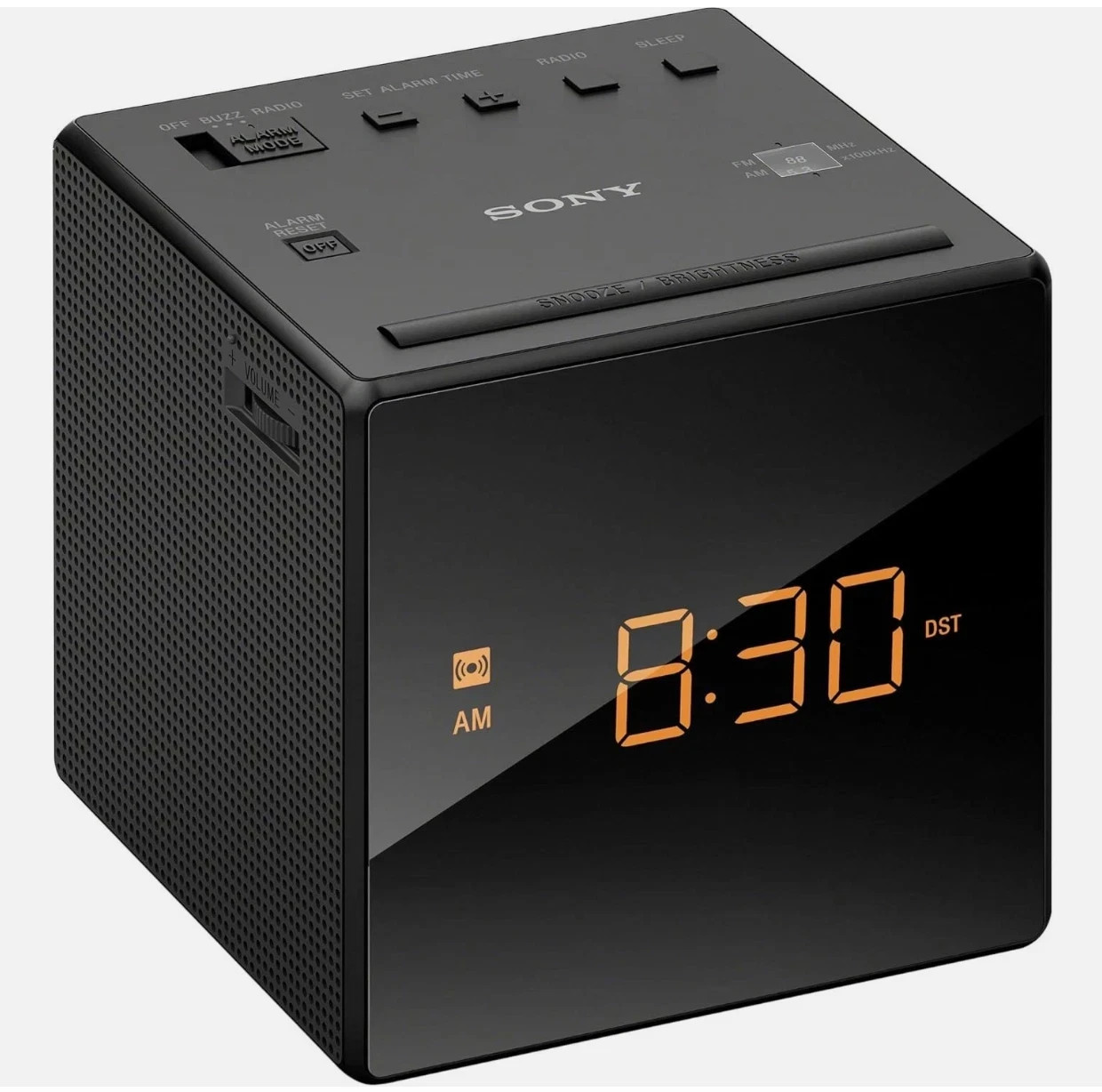 Sony ICF-C1 Desktop Alarm Clock AM FM Radio Black Sony ICFC1 - Open Box