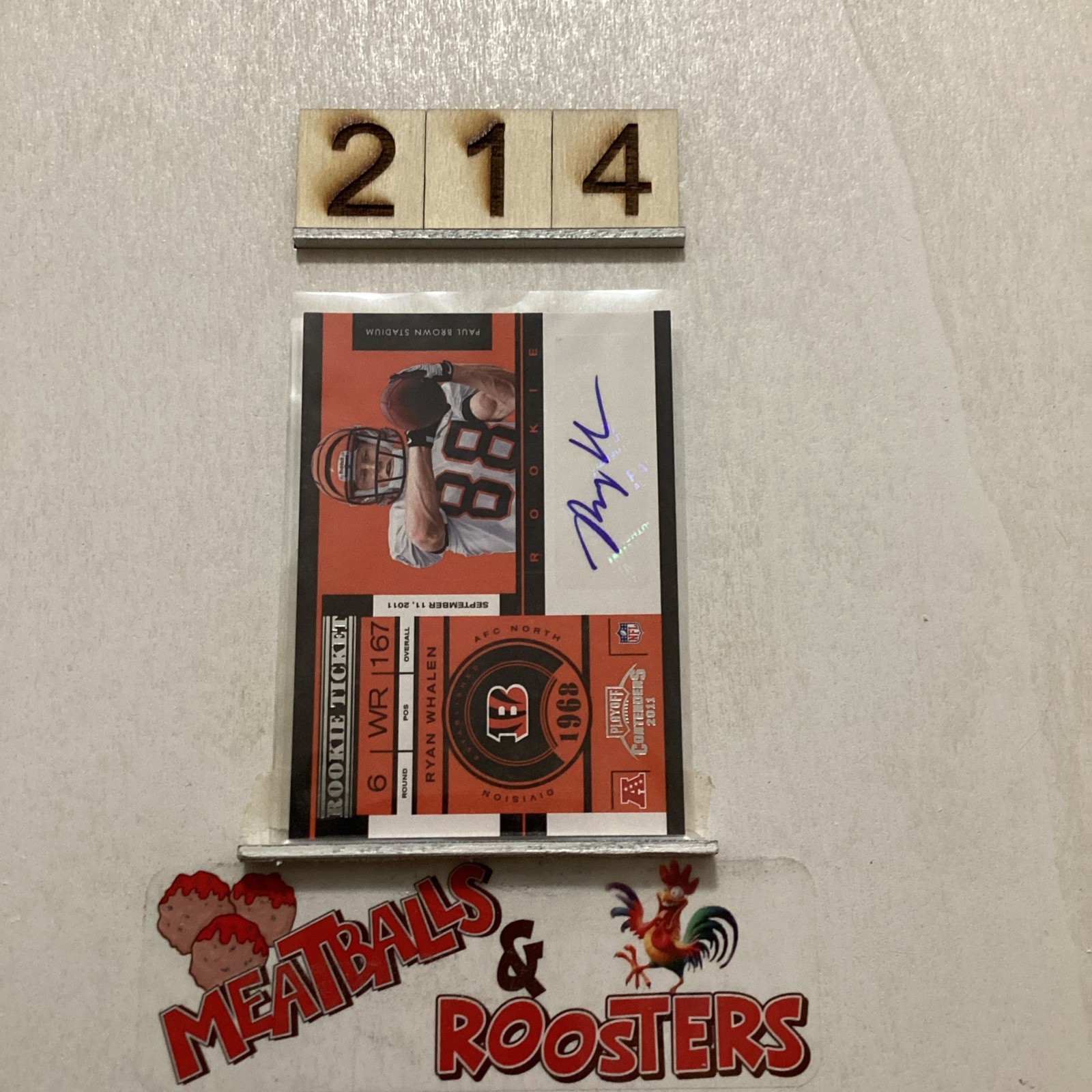 2011 Playoff Contenders Rookie Ticket Ryan Whalen #175 Rookie Auto