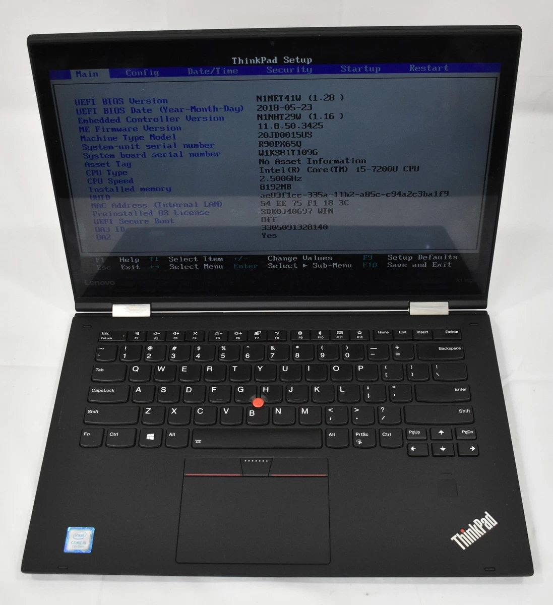 Lenovo ThinkPad X1 Yoga 2.50-2.99GHz PC Laptops & Netbooks for