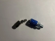 1/4 NPT Air Coupler Set,  Female 45* Swivel to Male Quick Disconnect.