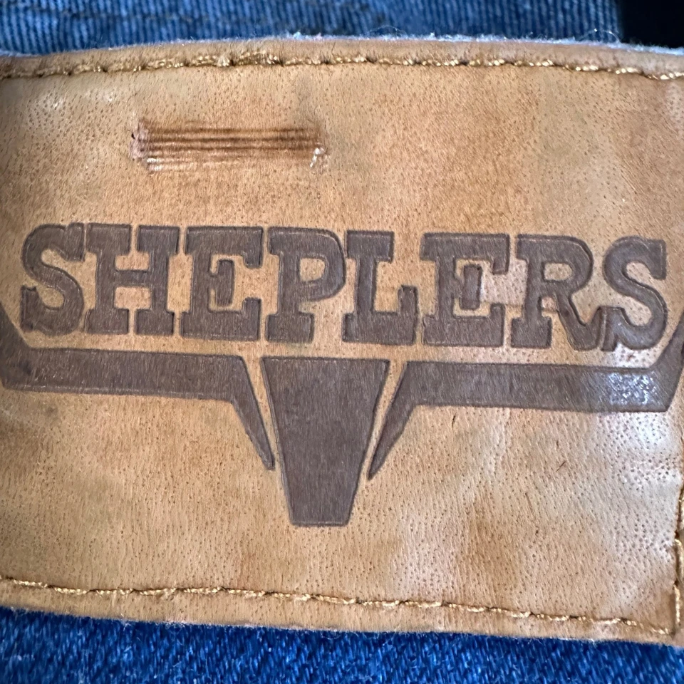 Pantalones de mezclilla Sheplers Bootcut vintage para hombre 38X36 azul vaquero occidental rodeo 5 bolsillos Foto 4 de 4