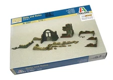ITALERI Military Model 1/72 Accessories World War II Walls and Ruins 6087 T6087