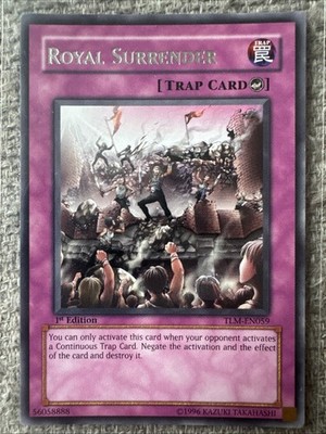 Yu-Gi-Oh! TCG Royal Surrender the Lost Millenium TLM-DE059 1. Auflage Rare