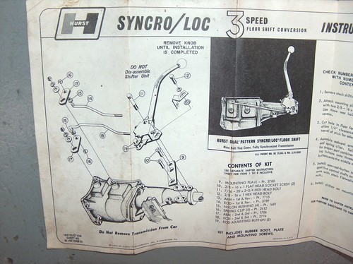 Ford Toploader Hurst Syncro/Loc Dual Pattern 3 Speed Shifter w/Linkage 290-6220 - Picture 11 of 22