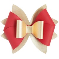 Papierschleifen, Rot/Go*D, FSC Mix, 4 Stk, 11,5 X 10 Cm, Ca. 200 G/M² | Deutsch