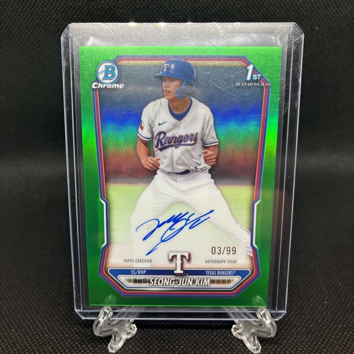 Bowman Baseball Texas Rangers Sports Trading Cards & Accessories