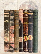 Set of 7 Tom Corbett Space Cadet Books Volumes 1-7 Vintage 1952-1955 Hardcovers