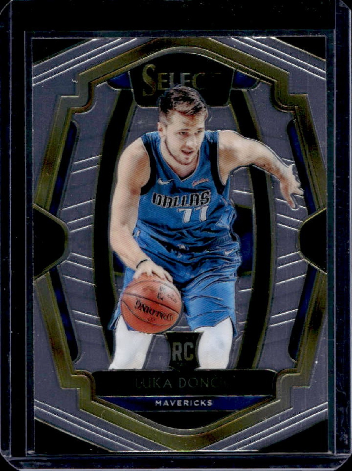 2018-19 Panini Select Luka Doncic RC Rookie Premier Level #122 Mavericks