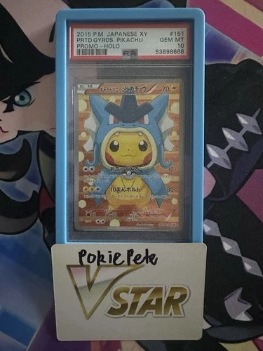 PSA 10 Pokemon TCG Pikachu Pretend Gyarados Poncho Promo 151/XY-P Japanese