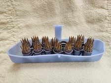 Vintage 14 Flower Frogs For Flower Arranging, Metal Daisy Chain Made in Japan