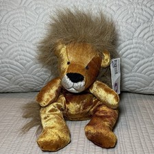 NWT 90 s BAMBEANOS Classic Series By Russ TWINKLE The Lion Beanie 9 Plush VTG