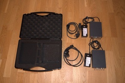 2 Stück Extron ADA 2/GLI 350xi RGBHV-Verteilverstärker,  inkl. Koffer