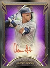 2021 Topps Diamond Icons Aaron Judge #RI-AJU Red Ink Auto Purple 01/10 Yankees