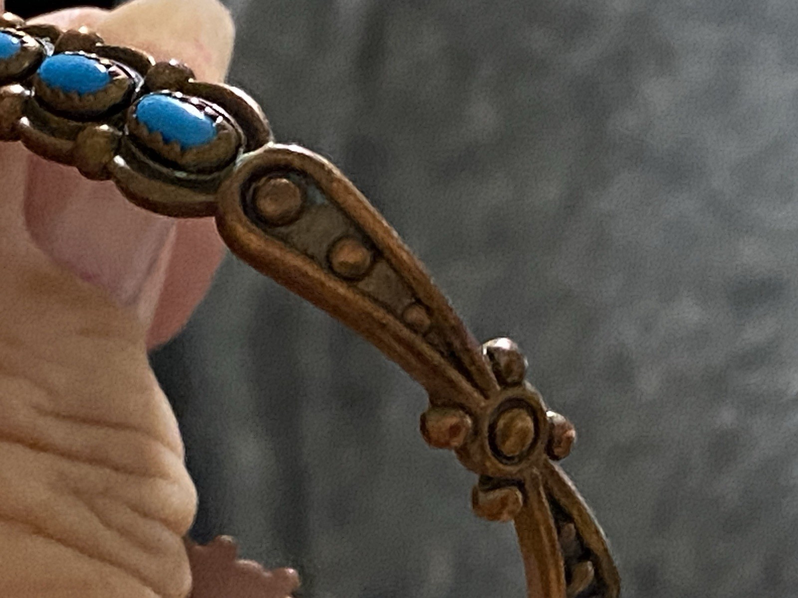 Copper & Torques Bracelet Cuff Adjustable - image 9