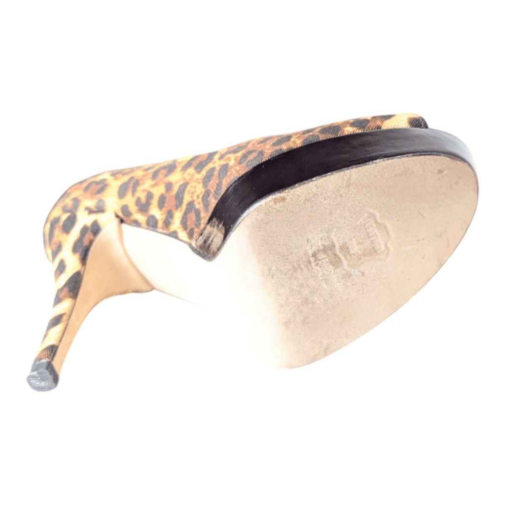 STUART WEITZMAN Leopard Print Platform Pumps Size… - image 7
