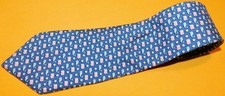 BOY'S VINEYARD VINES MADE IN U.S.A. BLUE/RED/WHITE WHALE/U.S. FLAG MOTIF TIE.