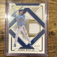 Panini National Treasures Treasured Threads Bobby Witt Jr. TT-BWJ /99 MEM