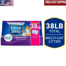 Multi-Cat Clumping Litter Fresh Scent 38 lb Odor Control  Low Dust Formula New