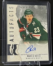 2025-26 Upper Deck Artifacts Autofacts #AF-RO Marco Rossi Minnesota Wild SP Auto