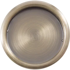 Flush Door Pull, 2-1/8 Inches, Antique Brass by Stone Harbor Hardware