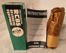 Vtg RCBS SIZER Reloading 7 MM Rem Mag Box  HUNTING SPORTING GOODS Equipment 