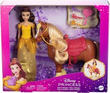 Disney Princess Belle and Philippe Horse Playset  Accessories Mattel Doll Toy