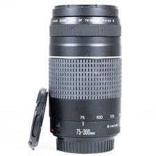 Canon 75-300mm F/4.0-5.6 III Full Frame Auto Focus EF Mount Telephoto Zoom Lens