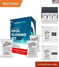 Winter Pool Closing Kit for 12,000 Gallons - Odor Control & Scale Protection
