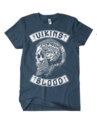 Viking Blood T-Shirt Ragnar Valhalla Berserker Odin Thor Hugin Munin Tyr