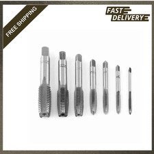 Thread Tap Tool Set 7pcs Metric Screw Plugs M3 M4 M5 M6 M8 M10 M12 Soft Material