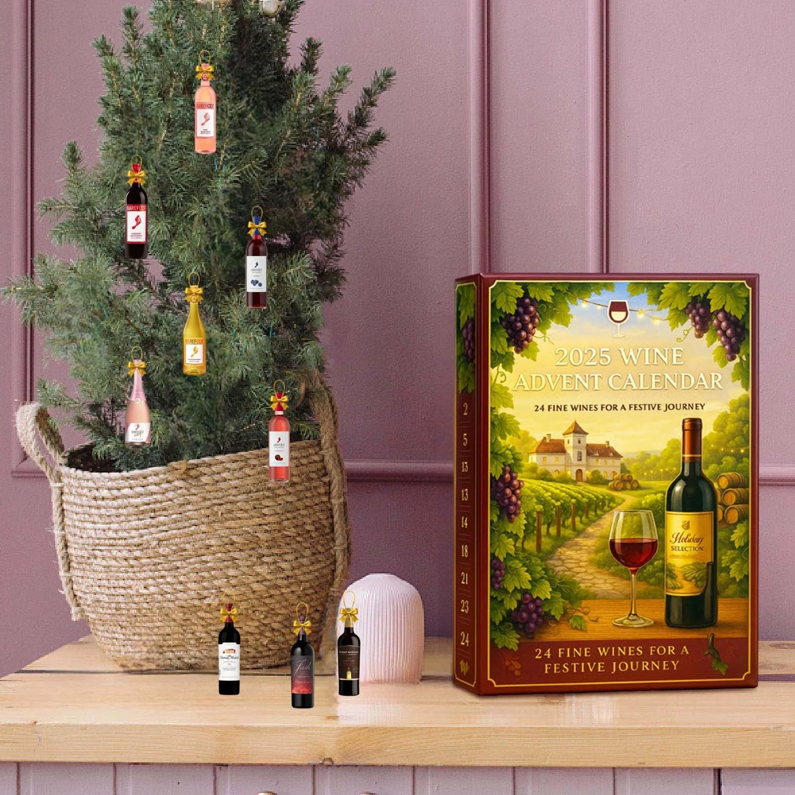 Wine Advent Calendar Blind Boxes 2025 Countdown Sets Tasting Journey Whisky