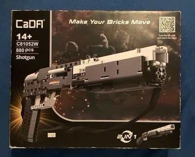 Cada (C81052W) 2 In 1 Shotgun 880 Pieces 2022 Building Set   Read Description