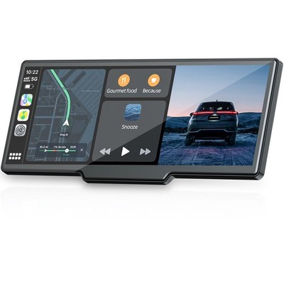 Topexplore 9.26 Carplay Screen for Car with 2.5K Dash Cam and 1080P Backup Ca...